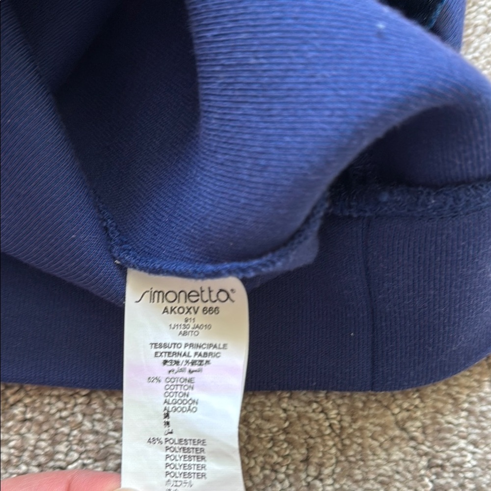 Girls' Blue Ruffle Sleeve Top - Picture 7 of 7